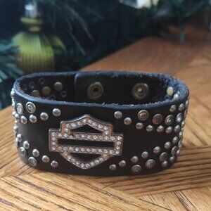 Harley Davidson  leather bracelet.